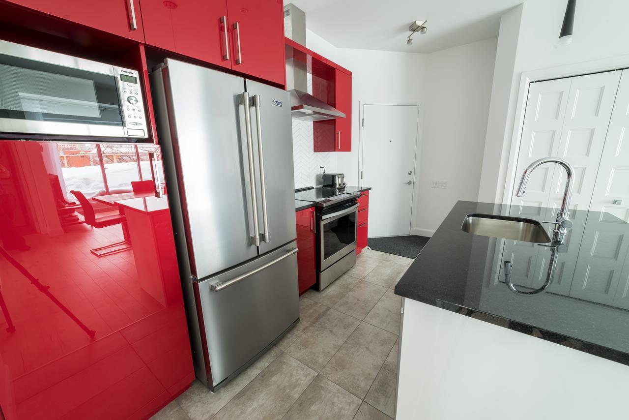 Aux Havres Urbains - Le Penthouse Du Kameleon Apartment Квебек Екстериор снимка