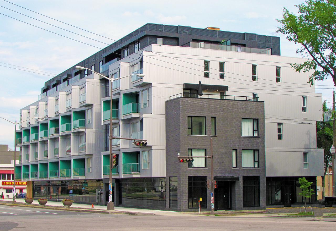 Aux Havres Urbains - Le Penthouse Du Kameleon Apartment Квебек Екстериор снимка
