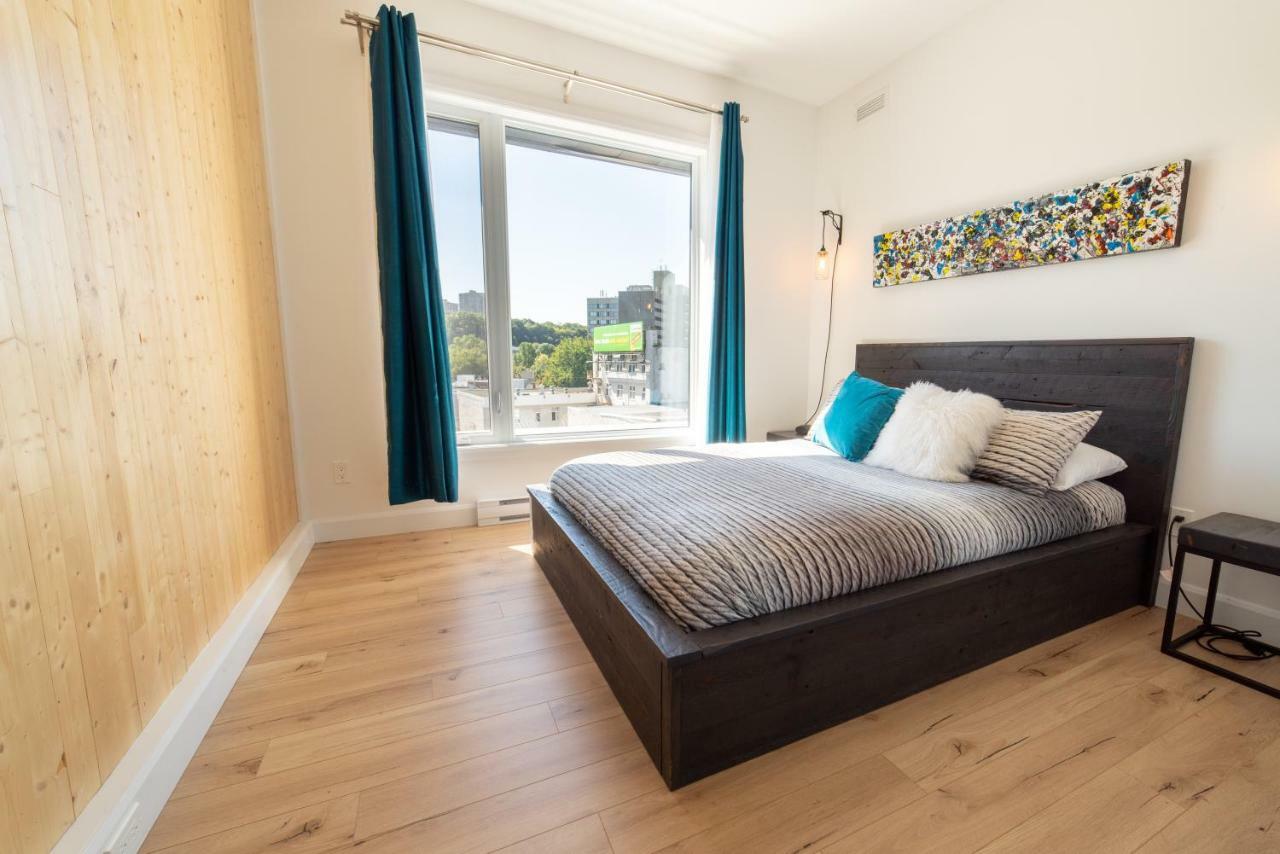 Aux Havres Urbains - Le Penthouse Du Kameleon Apartment Квебек Екстериор снимка