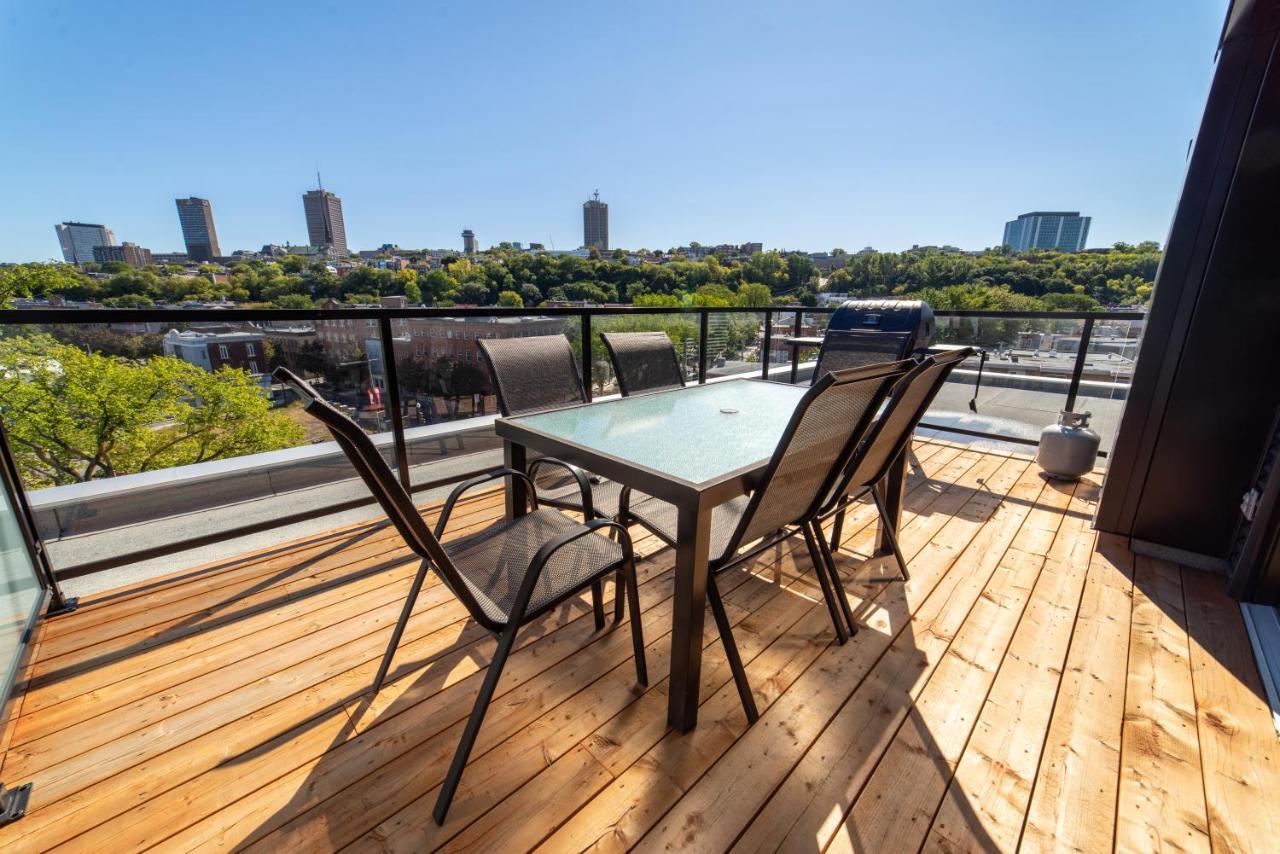 Aux Havres Urbains - Le Penthouse Du Kameleon Apartment Квебек Екстериор снимка